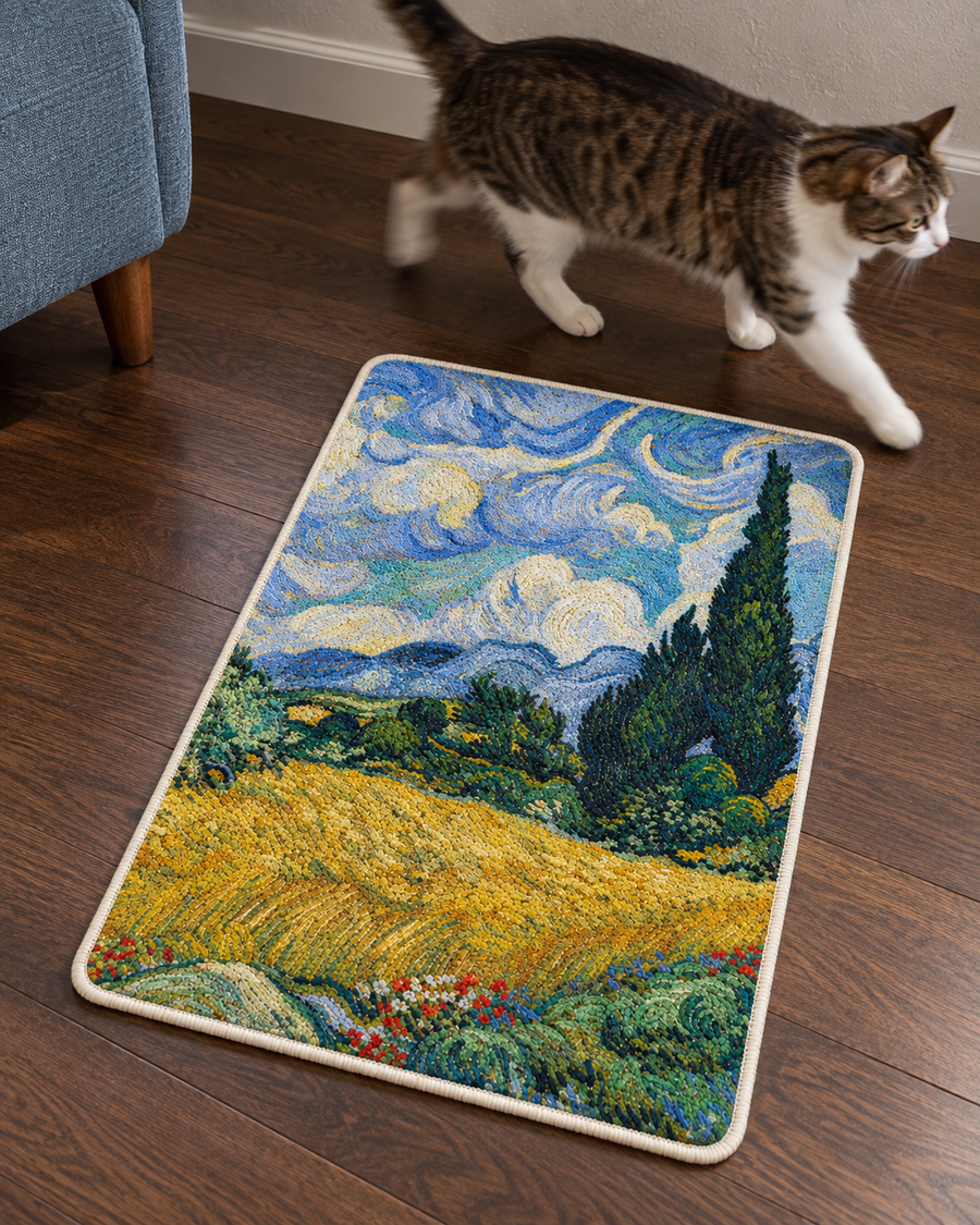 Wheat Field Wall Scratcher
