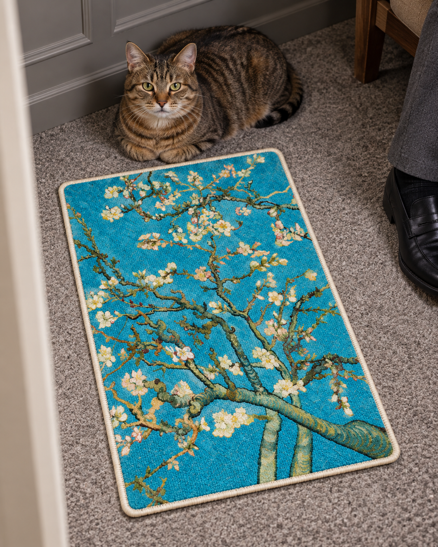 Almond Blossom Art Scratching Mat