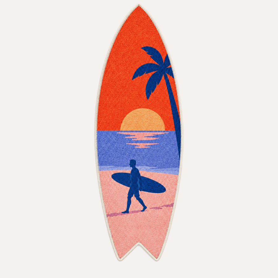 Sunset Surfer Wall Scratcher